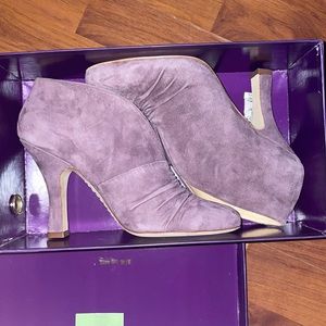 Purple booties